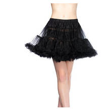 Saia de tule tutu feminina cintura alta saia midi em malha todos os cores s/m g/xl 2xl 2024 - compre barato