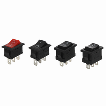 5 шт. KCD1 3Pin автомобиля кулисный переключатель 6A/10A 250V/125V AC красный желтый и зеленый цвета синий, черный; Большие размеры Кнопка Лучшая цена KCD1 2024 - купить недорого