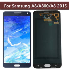 OLED для Samsung Galaxy A8 A800 A800F ЖК-дисплей сенсорный экран Замена для samsung A800FD A8000 ЖК-дисплей 2024 - купить недорого
