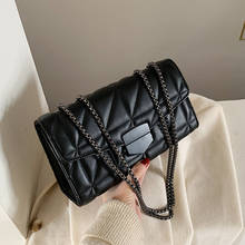 Female Thread Chain Leather Crossbody Bags For Women 2021 Luxury Handbags Designer Sac A Main Ladies Hand Shoulder Messenger Bag 2024 - buy cheap