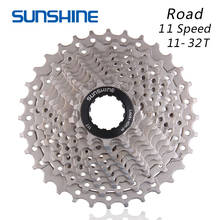 SUNSHINE 11S 11-32T Free Wheels Road Bicycle Flywheel Steel 11 Speed Cassette Sprocket  11-32T Compatible for Parts R9100 R8000 2024 - buy cheap