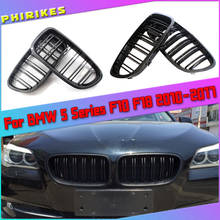 Frente Grilles Renais Preto Brilhante Para BMW F18 F10 F11 5 Série 2010 2011 2012 2013 2014 2015 de Reposição de 2016 Grades de Corrida 2024 - compre barato