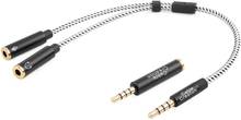 Cable divisor de Audio estéreo Y micrófono, Conector de 3,5mm macho a hembra Dual de 3,5mm, adaptador CTIA a OMTP 2024 - compra barato