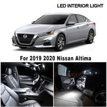 11 x White Canbus Car LED Interior License Plate Light Kit For 2019 2020 Nissan Altima Dome Ceiling Trunk Cargo Lamp 2024 - buy cheap