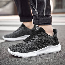 Men Casual Sport Shoes Weave Air Mesh Walking Running Sneakers Black Non Slip Footwear Breathable Jogging Flats Size 39-46 2024 - buy cheap