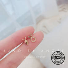 S925 Silver Needle Earrings For Women Rabbit Carrot Asymmetrical Fashion Retro Hypoallergenic Design Student Girl Jewelry INEFFA 2024 - buy cheap