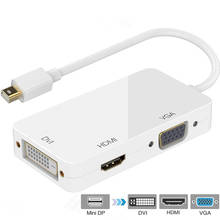 3 IN 1 Mini Display Port Converter Mini Displayport to HDMI-compatible VGA/DVI Adapter for Apple Mac Macbook Air Pro DP to HDMI 2024 - buy cheap