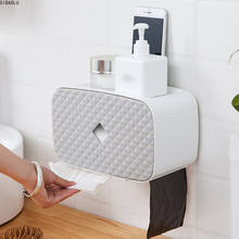 Tissue Dispenser Wall-mounted kitchen Tissue Holder Toilet Storage Box Rack Napkin Home Organizer Accessories Sanitary Paper 2024 - buy cheap
