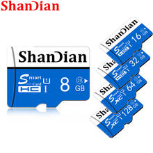 ShanDian горячая Распродажа Смарт SD карта памяти 64 ГБ 32 ГБ 16 ГБ 8 ГБ класс 10 TF карта Smartsd флеш-накопитель флэш-память диск высокая скорость 2024 - купить недорого