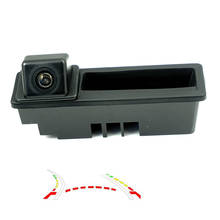 Intelligent Dynamic Trajectory Tracks Car Rear View Camera Trunk handle Parking Camera for Audi A3 A4 A6 A8 Q7 A6L 2024 - buy cheap