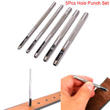5PCS Carbon Steel Hollow Hole Punch Set Leather Hole Puncher Belt Professional Leather Hole Tool 1.5 2.0 3.0 3.5 4.0MM 2024 - buy cheap