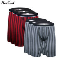 6Pcs/lot Men's Underwear Boxers Fashion Cotton Boxer Men Underwear Cueca Shorts Panties Sexy Long Boxer Men Plus Size Underpant 2024 - buy cheap