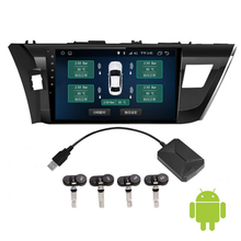 Система мониторинга давления в шинах (TPMS), с 4 внутренними и внешними датчиками, USB, для систем на Android 2024 - купить недорого