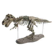 Большой динозавр, 4D собранные кости динозавра, детские игрушки, Скелет Тираннозавра, модель животного, украшения-игрушка подарок для мальчиков 2024 - купить недорого