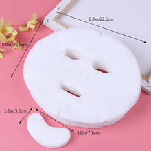 100 Sheet/Set Face Mask Paper Cotton Disposable Face Mask DIY Soft Non-toxic Pure Facemask Sheet Beauty Tools Breathable 2024 - buy cheap