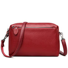 High Quality Genuine Leather Mini Wallet Bag Luxury Shoulder Crossbody Bags for Women 2022 Fashion Ladies Handbags Designer Sac 2024 - buy cheap