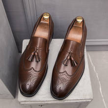 Брендовые черные, коричневые кожаные броксы; Мужская обувь; роскошные высококачественные весенне-осенние водонепроницаемые удобные туфли; большие размеры 48 2024 - купить недорого
