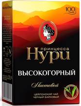 Чай Принцесса Нури "Высокогорный", черный листовой, 100 гр 2024 - купить недорого