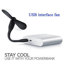 USB Fan Portable Mini Fashion USB Flexible Cooling Fan Detachable For PC Power Bank Notebook Computer Summer Gadget Devices 2024 - buy cheap