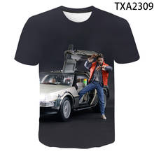 Back to The Future 3D Printed  T Shirt Men Women Summer New Fashion  Casua Short Sleevel Boy Girl Kids 2020 Cool Tops Tee 2024 - buy cheap