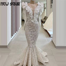 2020 New Couture Dubai Evening Dresses For Weddings Vestidos Glitter Mermaid Prom Dress Abendkleider Saudi Arabia Party Gowns 2024 - buy cheap