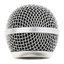 Steel Wireless Wired Microphone Mesh Grill Ball Head Mount with Inner Foam DIY Wireless Microphone 2024 - buy cheap