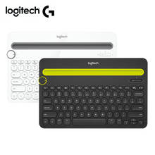 Logitech k480 teclado sem fio para computador, tablet, laptop, bluetooth, vários dispositivos 2024 - compre barato