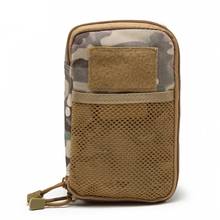 Molle bolsa organizadora tática de nylon 1000d, bolsa para cintura, suporte para celular, acessórios para caça ao ar livre de airsoft 2024 - compre barato