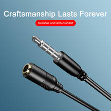 1 м/0,75 м кабель аудио Jack 3,5 мм Акустический кабель удлинитель Aux кабель для наушников для Xiaomi Samsung Huawei 2024 - купить недорого