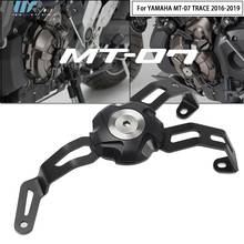 MT07 Motorcycle Accessories Black Aluminum Alternator Cover Guard Clutch Protection For YAMAHA MT-07 MT 07 TRACE 2016-2019 2017 2024 - buy cheap