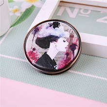 Fashion 2-Face Mini Pocket Makeup Mirror Creative Cosmetic Compact Mirrors 2024 - buy cheap