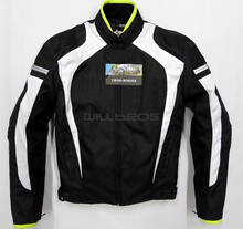 Capa oxfrod para motocicleta, jaqueta protetora para equipe de corrida de moto com borda cruzada, preto e branco 2024 - compre barato