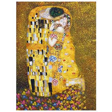 Completo redondo/quadrado broca diy 5d pintura diamante ponto cruz gustav klimt diamante bordado fotos 3d pintura mosaico aa514 2024 - compre barato