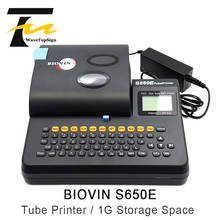 S650E English Version Cable label ID Printer Electronic Lettering machine PVC Tube Shrink Tube Printer 2024 - buy cheap