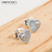 Memnon jewelry earrings for women 2018 New summer collection hearts Earring 925 sterling silver earing fine jewelry ER0298 2024 - buy cheap