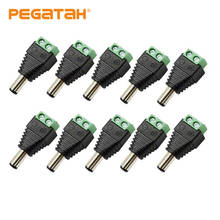 10PCS female DC Power Jack & Plug Screw-on Wire Connector for cctv camera tester 2024 - buy cheap