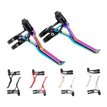 Alloy Bike Brake Lever Super Light 3 Finger 22.2mm MTB Mountain Folding Bicycle Mechanical Disc Brake Levers Left & Right 2024 - buy cheap