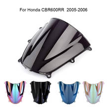 For Honda CBR 600 RR CBR600RR 2005 2006 Motorcycle Windshield Windscreen Double Bubble Motorcycle Air Wind Deflector 2024 - buy cheap