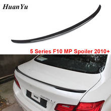 Spoiler traseiro para bmw série 5, spoiler traseiro em fibra de carbono p style f10 f18, com lip ducktail wings 535i 530i 2010 +, estilo do carro 2024 - compre barato