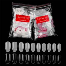 500Pcs White Clear French False Acrylic Nail Tips Full Cover Tip Artificial Fake Nails UV Gel Manicure Fake Nail Tips 2024 - buy cheap