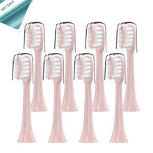 8PCS Replacement brush Heads with cap for Xiaomi Mijia SOOCARE X1 X3 sonic Electric Toothbrush Head For SOOCAS X3 X1 X5 2024 - buy cheap