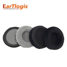 EarTlogis-almohadillas de repuesto de terciopelo para auriculares Sennheiser HD25-1 II, HD25SP, 25SP-II 2024 - compra barato