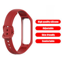 Pulseira inteligente de silicone, pulseira de substituição de silicone para usar ao ar livre, acessórios para samsung galaxy fit-e r375 2024 - compre barato