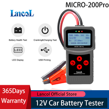 Lancol Mciro200Pro для тестера аккумулятора 12 В, диагностические инструменты для автомобиля с цифровым автомобильным анализатором, тестер, инструмент для тестирования автомобиля 2024 - купить недорого