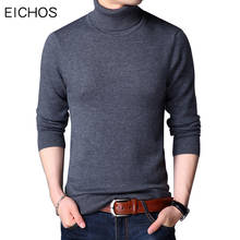 Mens Sweaters For 2021 Turtleneck Mens Sweater Slim Pullover Men Winter Thick Knitted Solid Color Casual Wool Pullovers 2024 - buy cheap