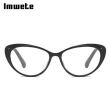 Óculos de leitura olho de gato retrô, unissex, transparente, para mulheres e homens, presbiopia, sob prescrição, com armação para óculos dioptria 2024 - compre barato