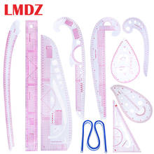 LMDZ 10pcs/set French Curve Rulers Pattern Grading Rulers Drawing Line Measure Clothing Patchwork Design Ruler Set 2024 - buy cheap