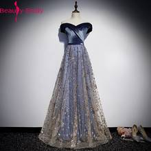Beauty Emily-vestidos de noche sin mangas con escote Corazón, románticos, con lentejuelas y cordones en la espalda, 2020 2024 - compra barato
