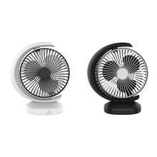 Portable Desktop Air Cooling Fan 3 Blade USB Rechargeable Table Mini Air Cooler Fan with 3 Speed for Home Office 2024 - buy cheap