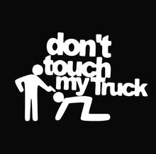 Don't touch my car car sticker cross country diesel motorcycle fashion auto parts creative decoration car fun Decal PVC 2024 - buy cheap
